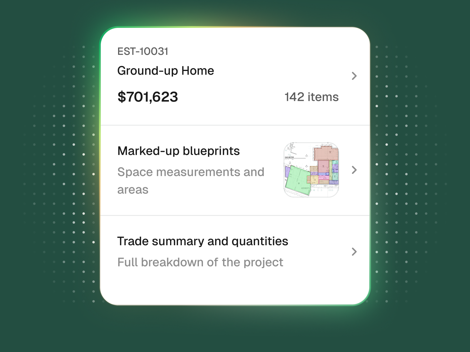 Handoff app screenshot
